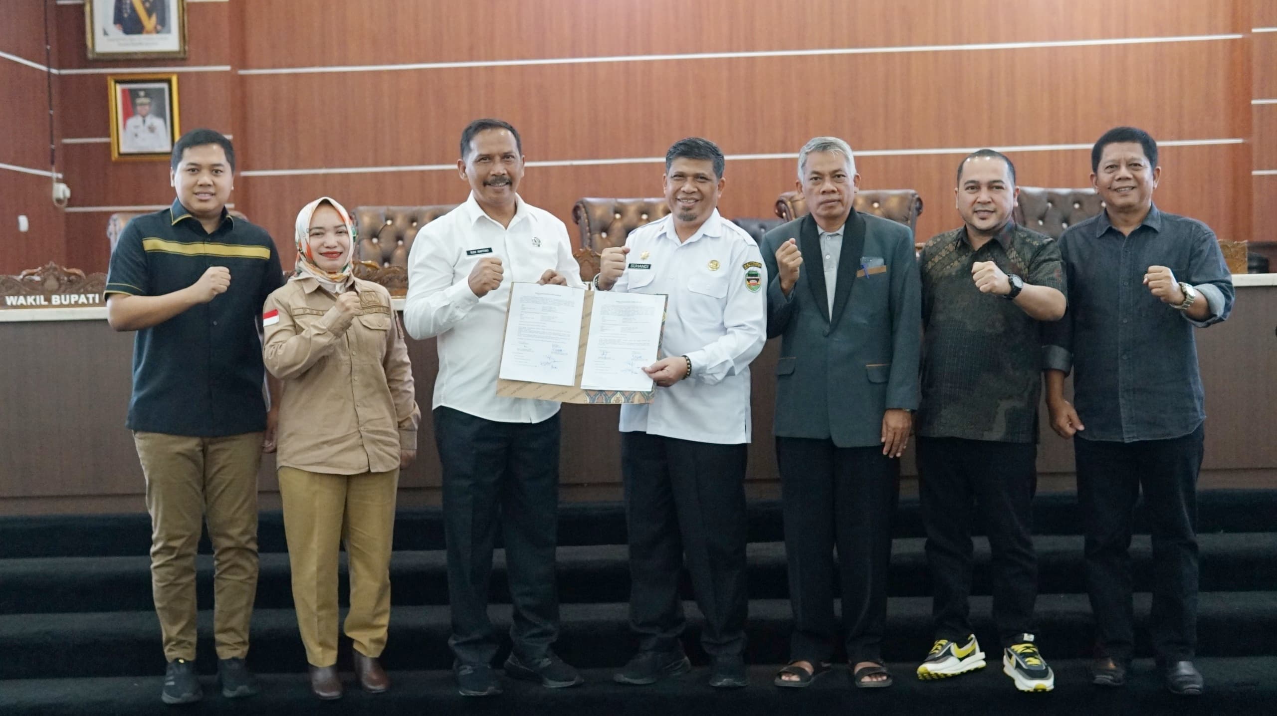 Pesan Sekwan Purwakarta Rudi Hartono Kepada Pegawainya Pada Sertijab Agar Tidak Jadi Superman Tapi Jadi Super Tim