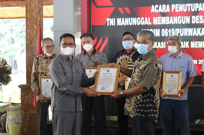 Ketua DPRD Mengapresiasi Semua Pihak Yang Terlibat Positif Atas Suksesnya TMMD Ke-113 di Purwakarta