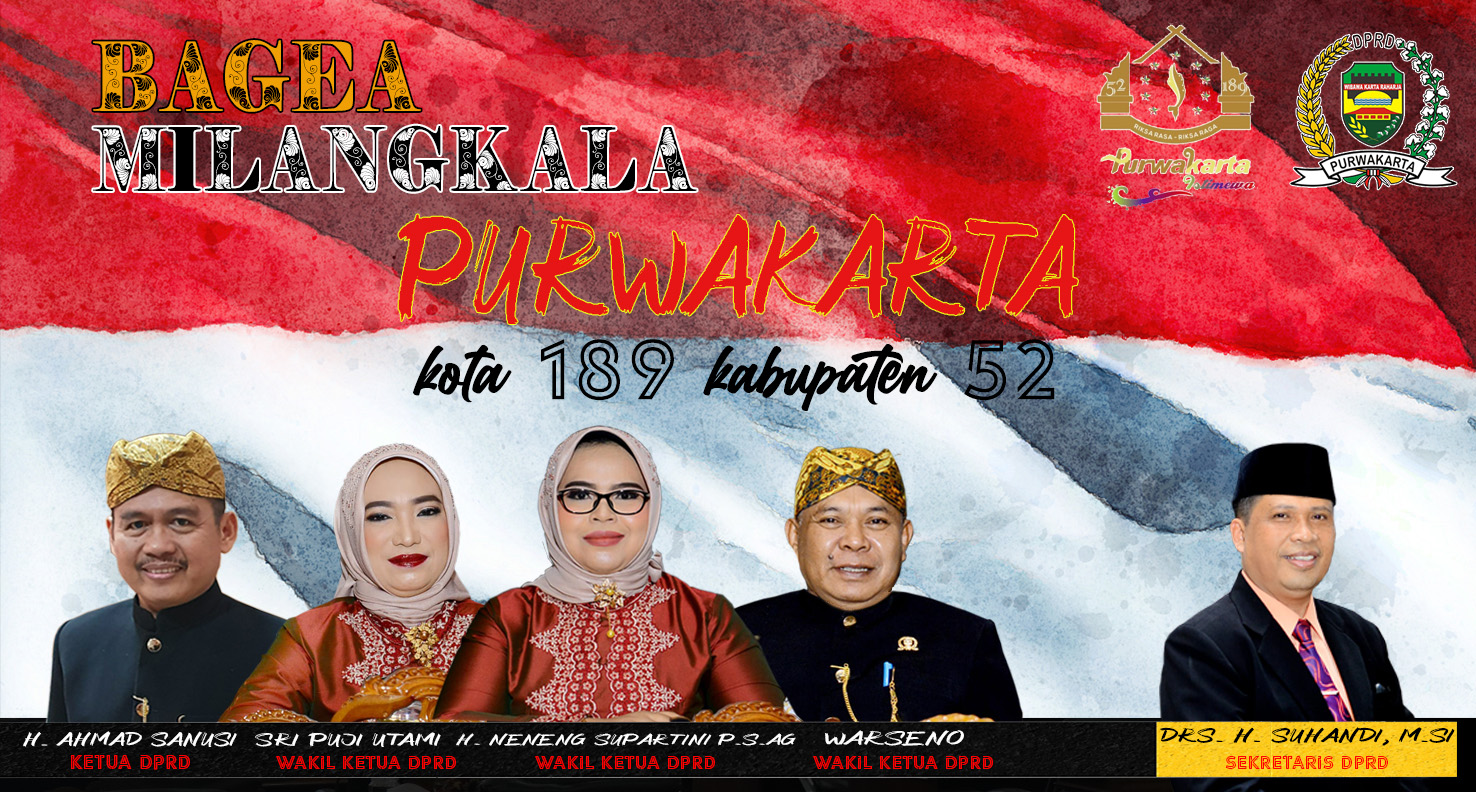 Selamat Hari Jadi Purwakarta Kota 189 Kabupaten 52