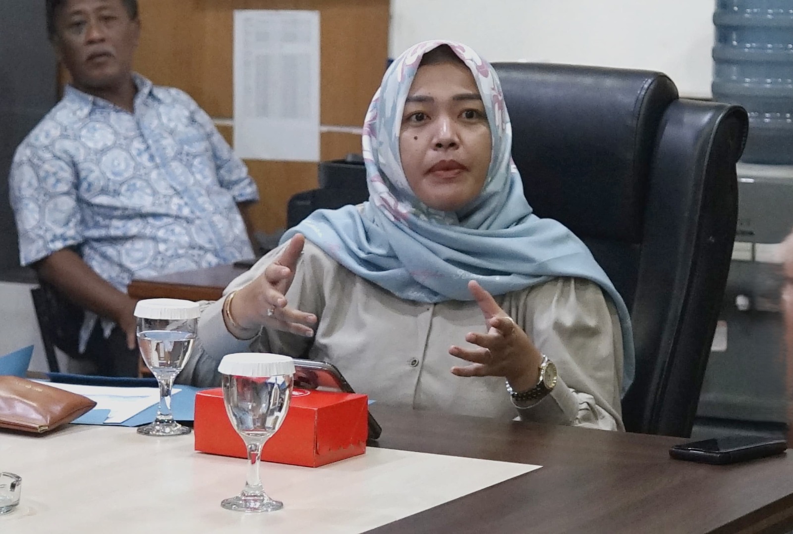 Hasil RDP dengan Komisi II; PDAM Gapura Tirta Rahayu Telah Menyalurkan Air ke Pelanggan Terdampak 2 juta Liter