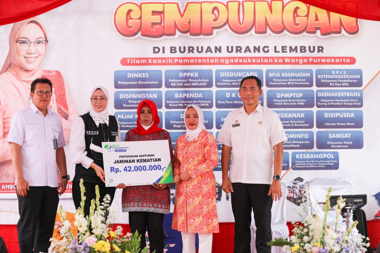 Wakil Ketua DPRD Menghadiri Kegiatan Bupati Purwakarta Pada Acara Gempungan di Desa Cibening Kecamatan Bungursari