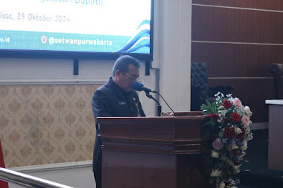 Pj. Bupati Purwakarta Sampaikan Nota Keuangan RAPBD TA 2025 Pada Rapat Paripurna DPRD Tingkat I
