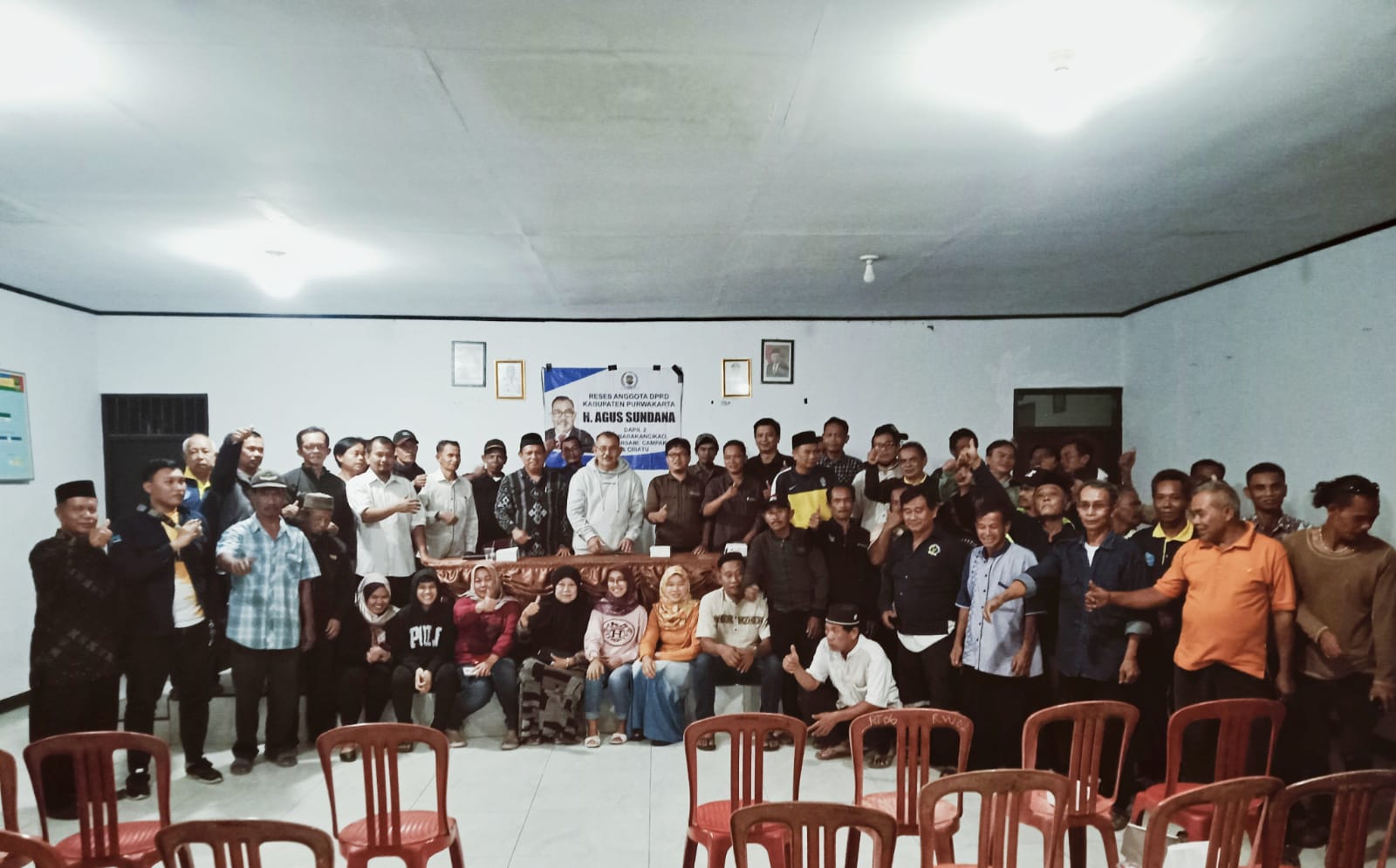 Reses Masa Sidang II Tahun 2023 Anggota DPRD Purwakarta Agus Sundana Dihujani Aspirasi Warga Desa Maracang