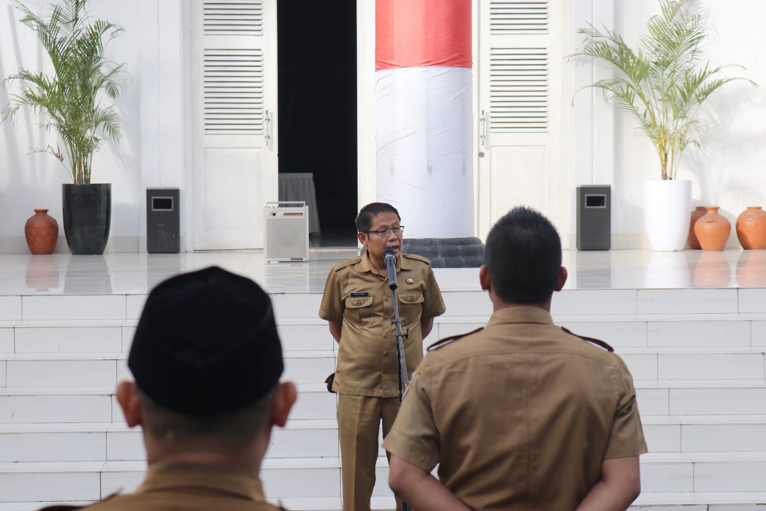 Pembina Upacara ; Bekerja sesuai arahan Pimpinan