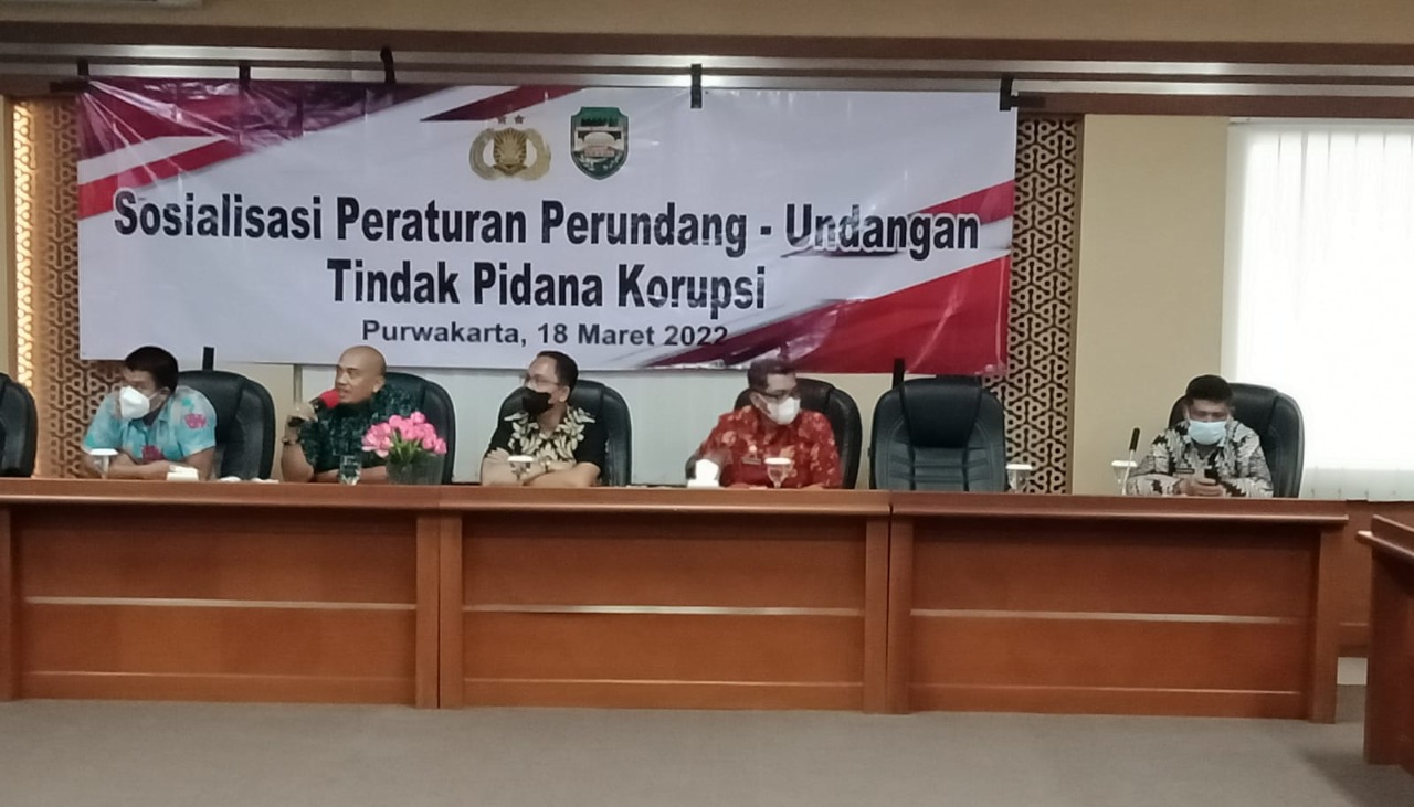 Sekretariat DPRD Kembali Gelar Sosialisasi UU Tipikor dengan Satreskrim Polres Purwakarta