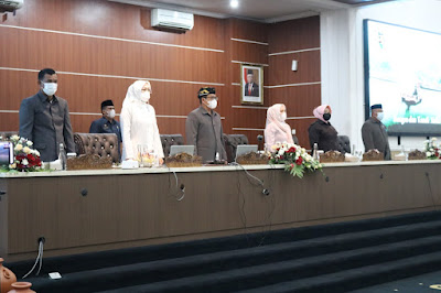 Rapat Paripurna DPRD Pembahasan Tiga Raperda Usulan Pemkab Purwakarta