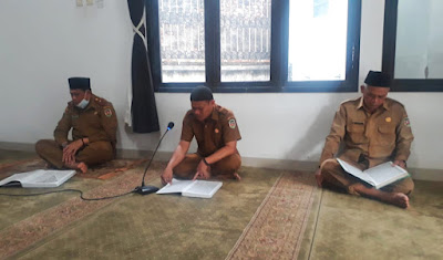 Sekretariat DPRD Purwakarta Laksanakan Taddarus dan Doa Bersama Selama Ramadhan 1443 H